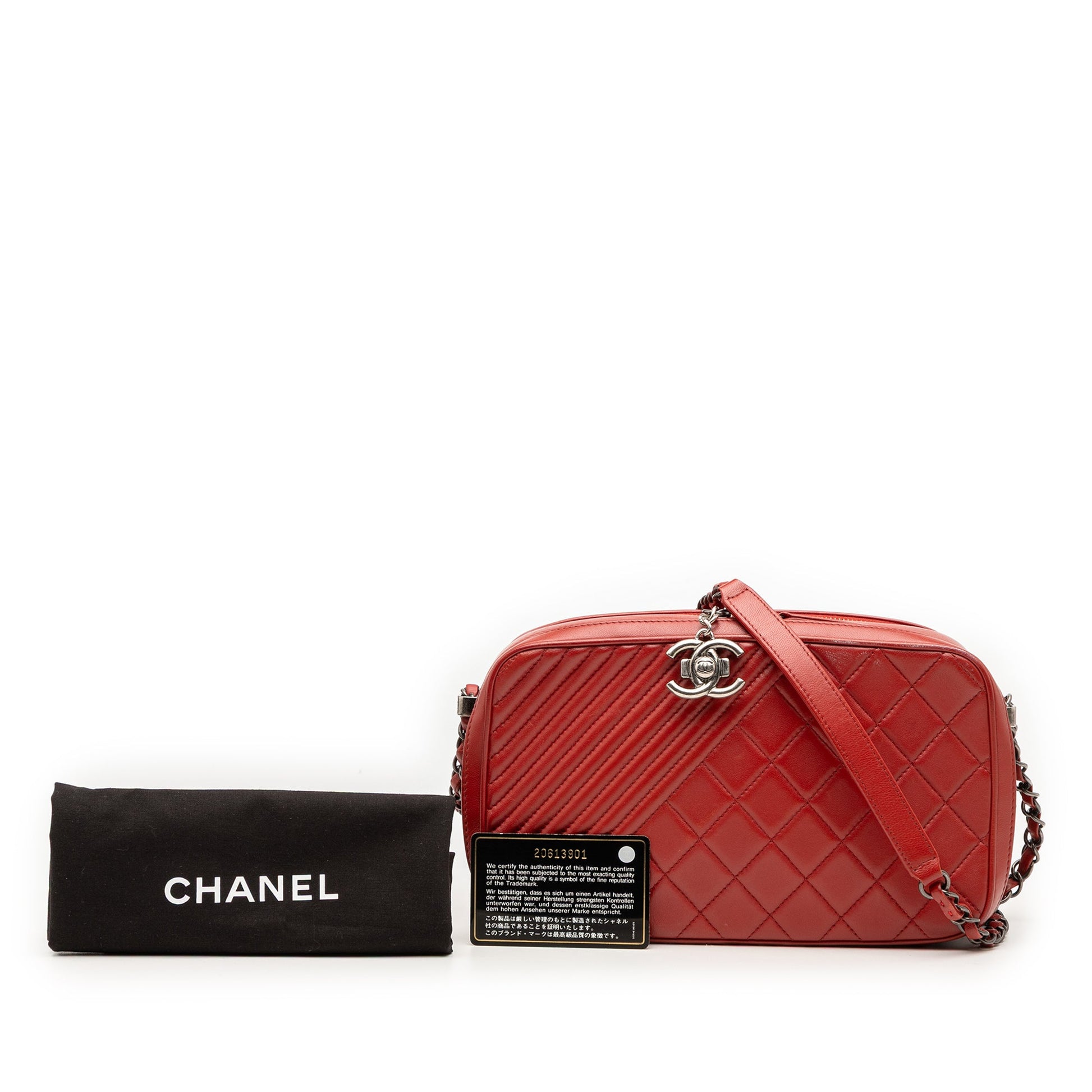 Chanel Medium Quilted Lambskin Coco Boy Camera Bag