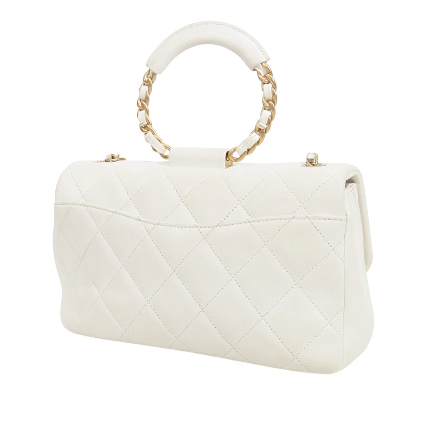 Chanel Medium Lambskin In The Loop Flap