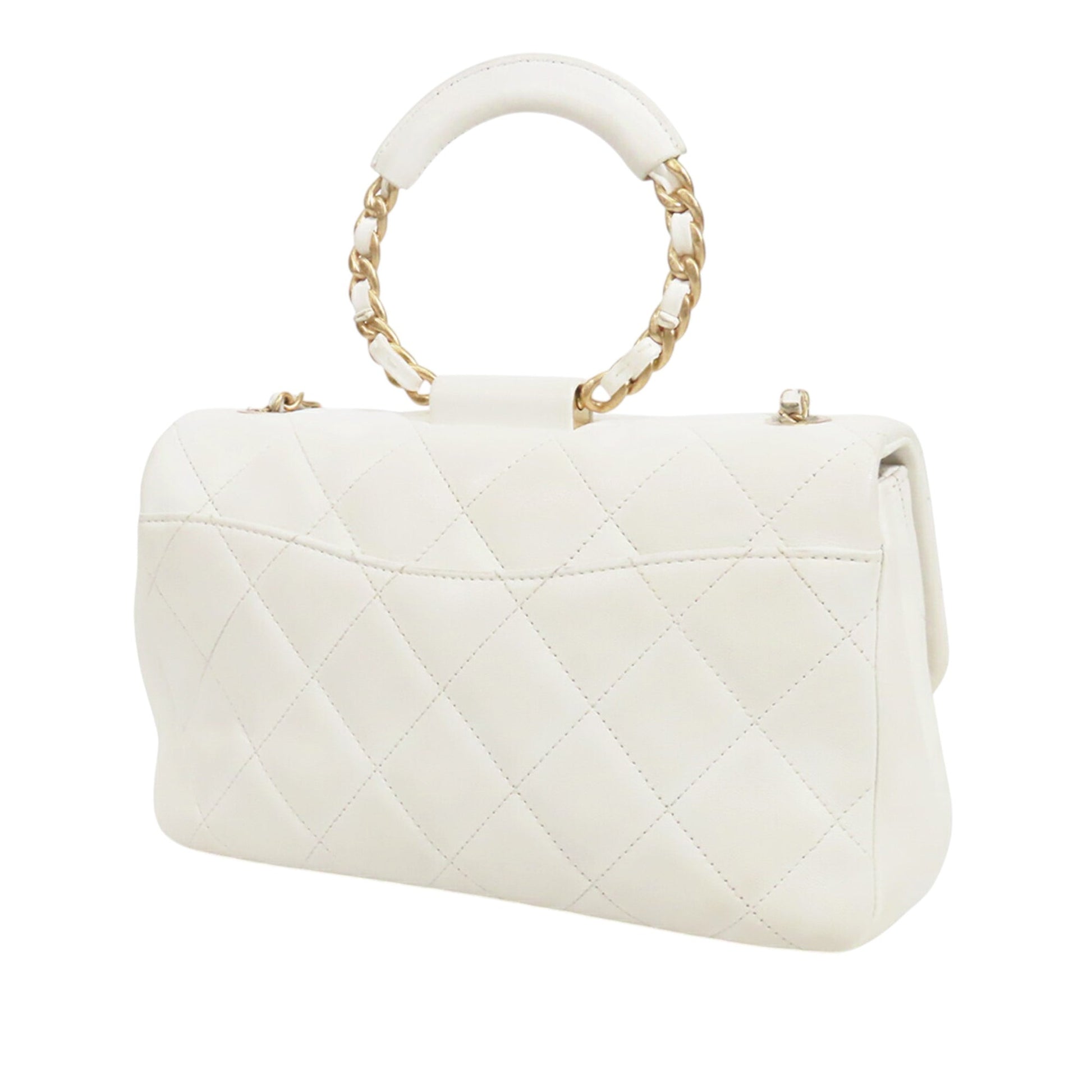 Chanel Medium Lambskin In The Loop Flap
