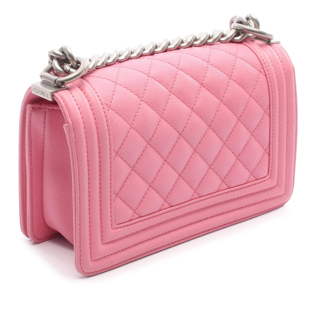 Chanel Small Quilted Caviar Boy Flap