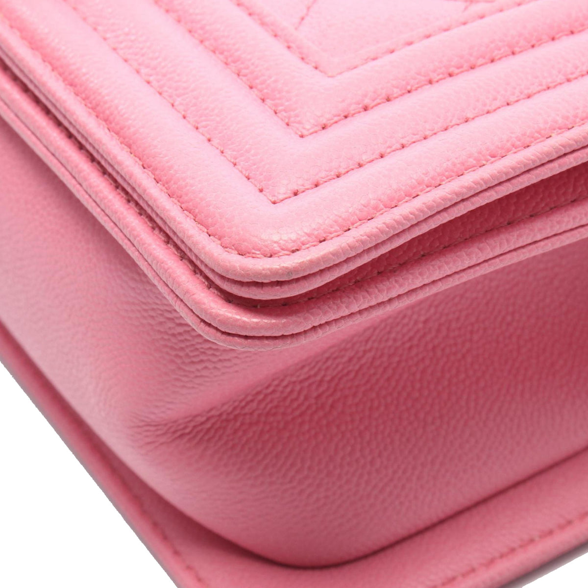 Chanel Small Quilted Caviar Boy Flap