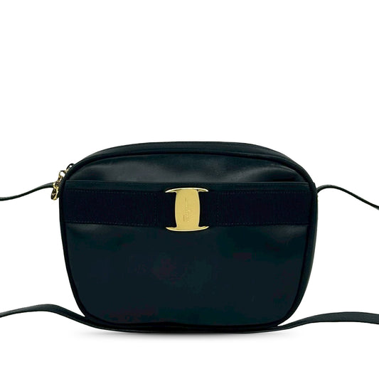 Ferragamo Calfskin Vara Crossbody