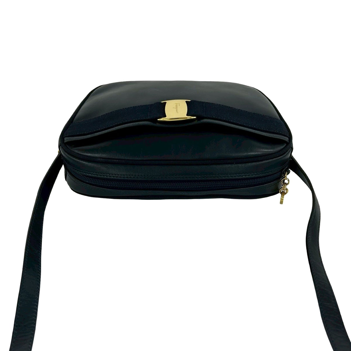 Ferragamo Calfskin Vara Crossbody