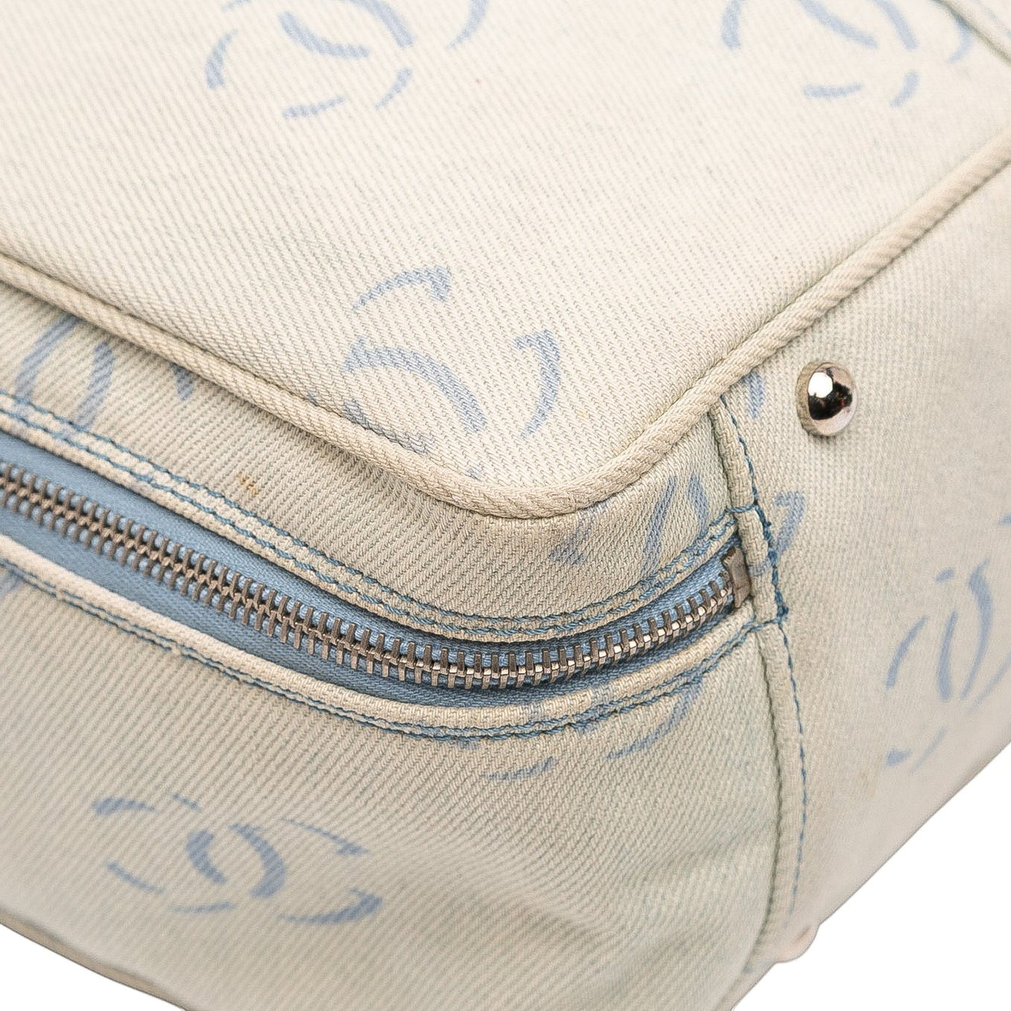 Chanel CC Denim Travel Bag