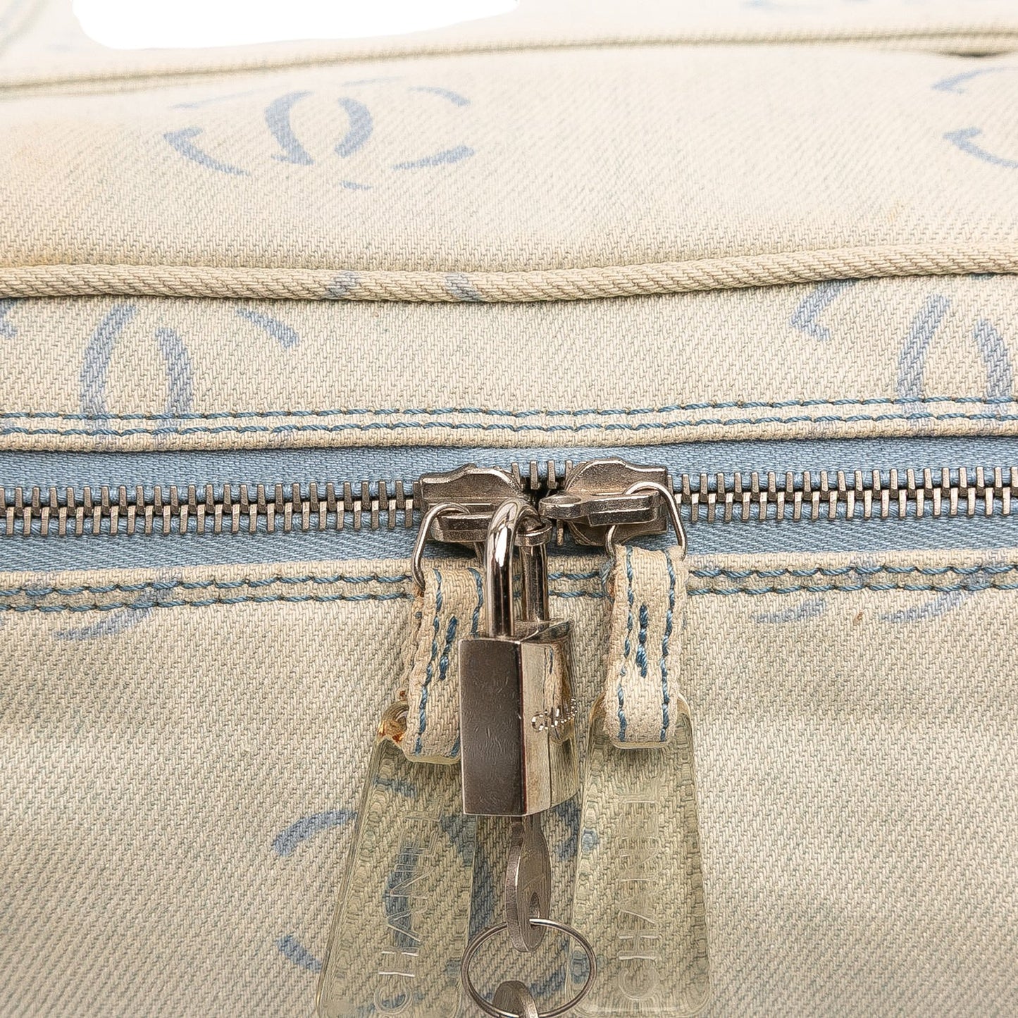 Chanel CC Denim Travel Bag