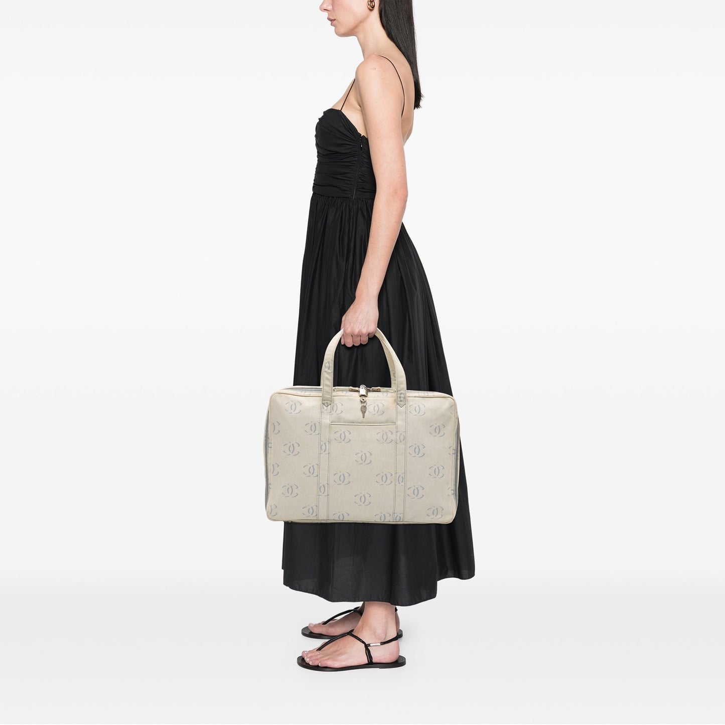 Chanel CC Denim Travel Bag