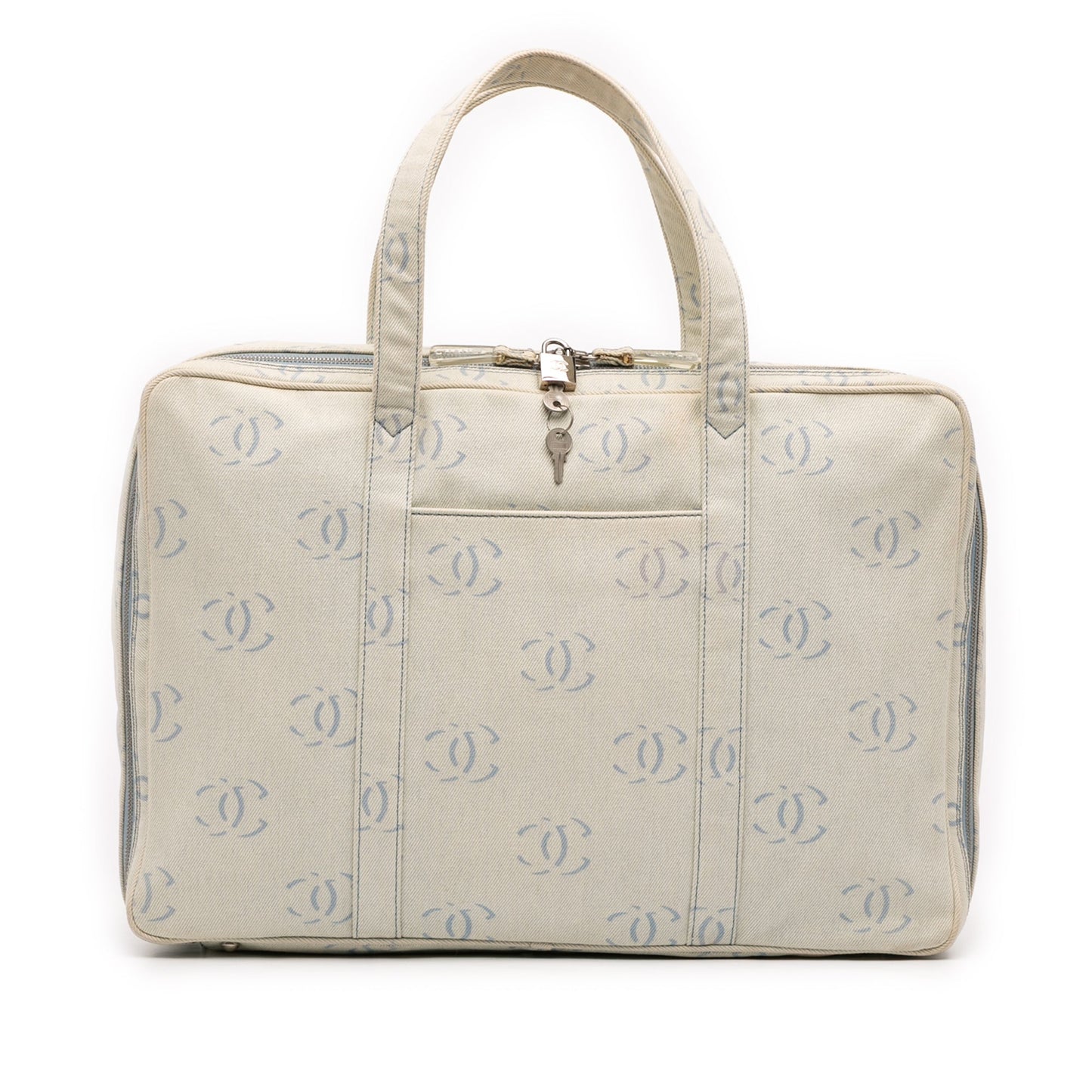 Chanel CC Denim Travel Bag