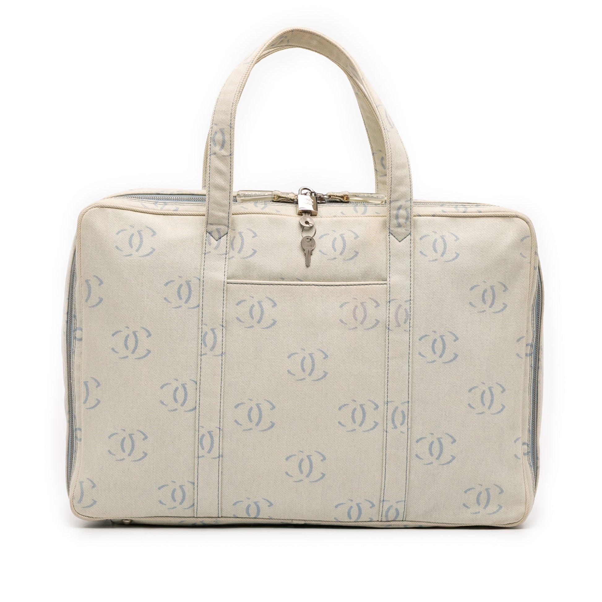 Chanel CC Denim Travel Bag