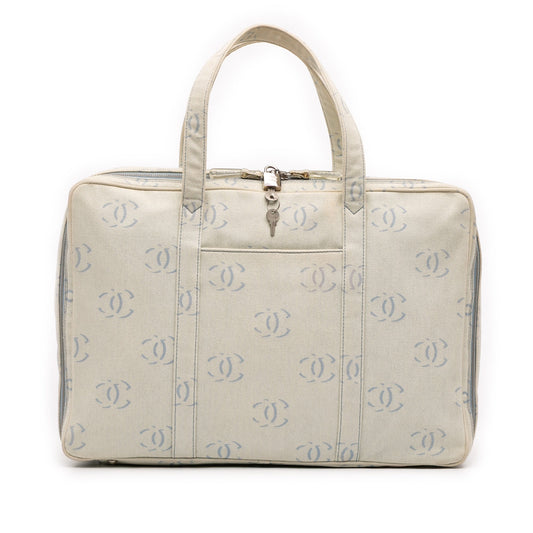 Chanel CC Denim Travel Bag