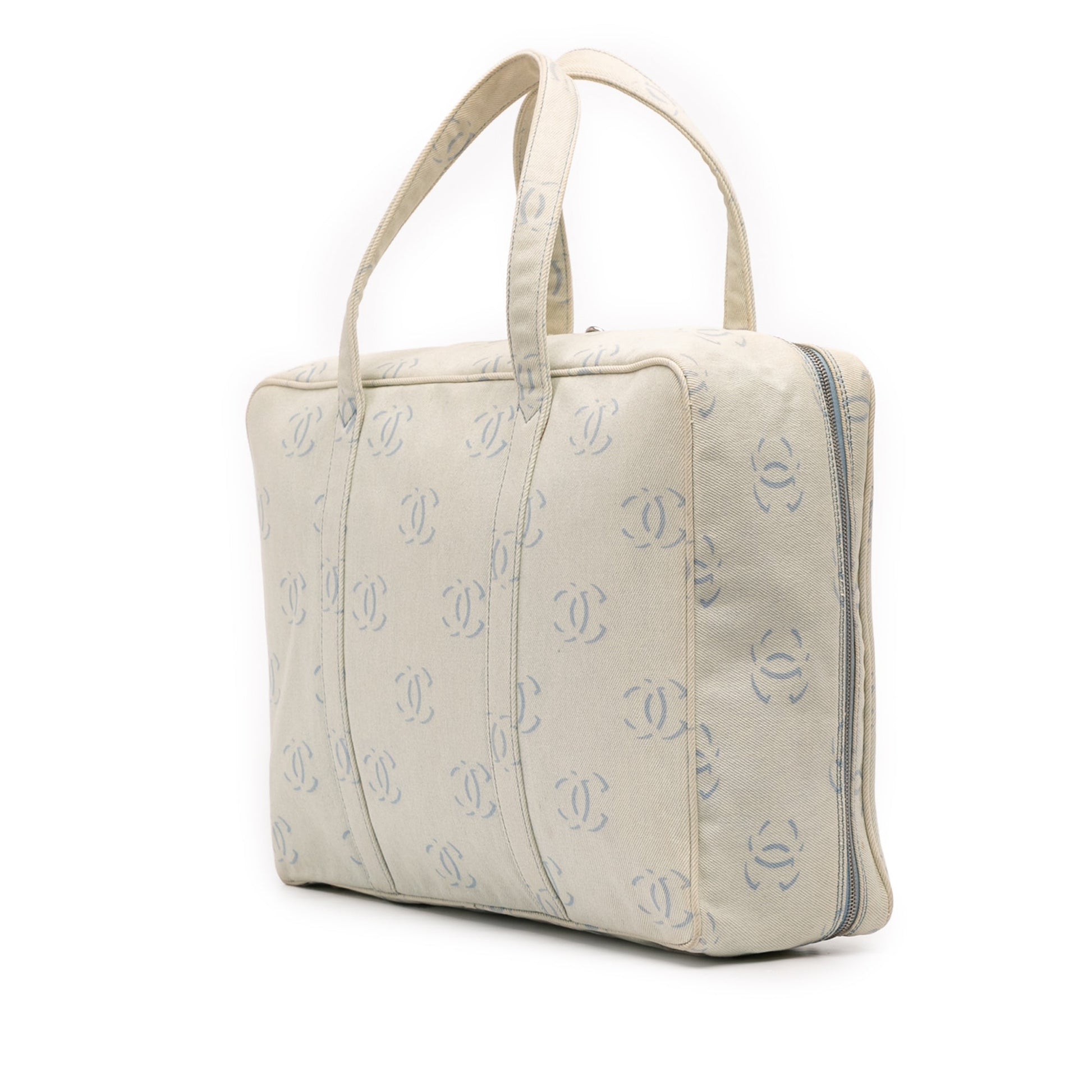 Chanel CC Denim Travel Bag