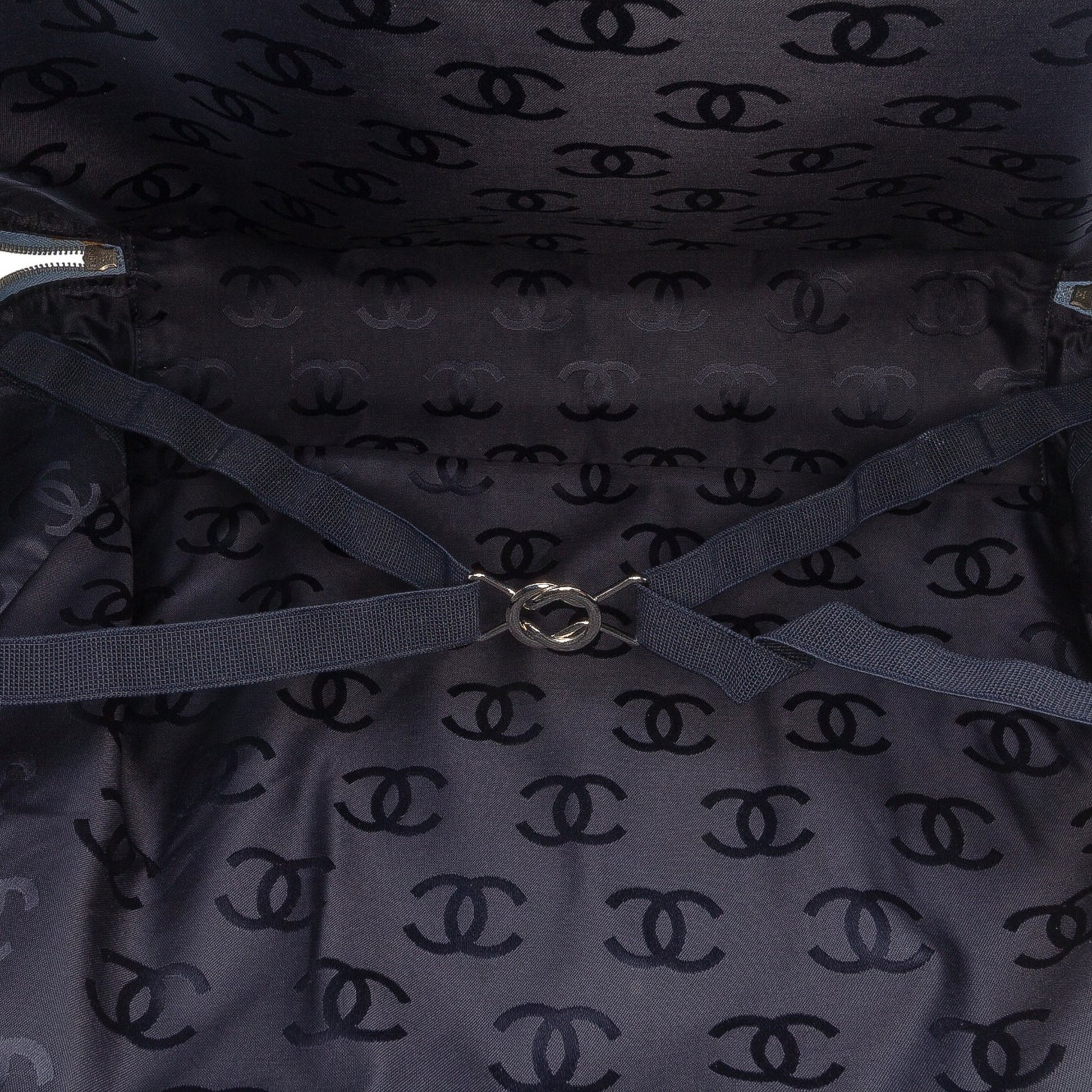 Chanel CC Denim Travel Bag