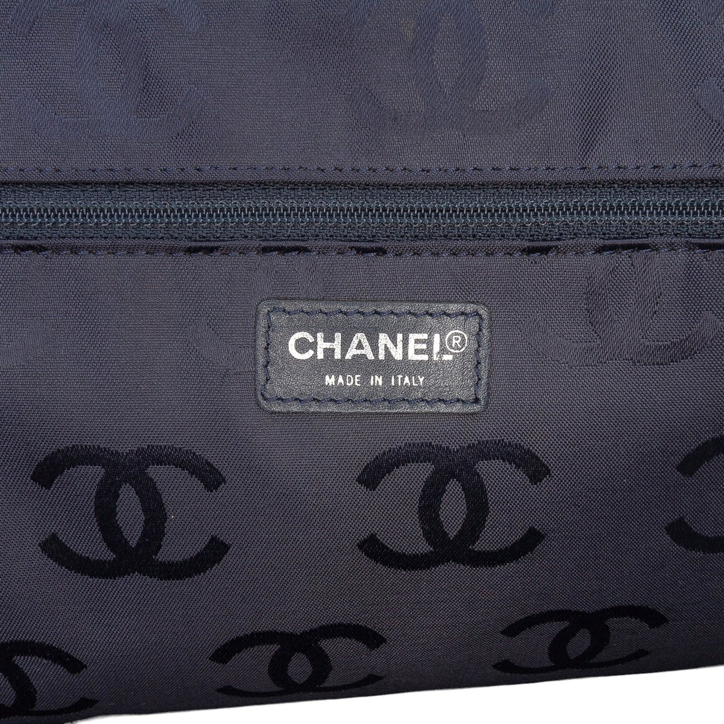Chanel CC Denim Travel Bag