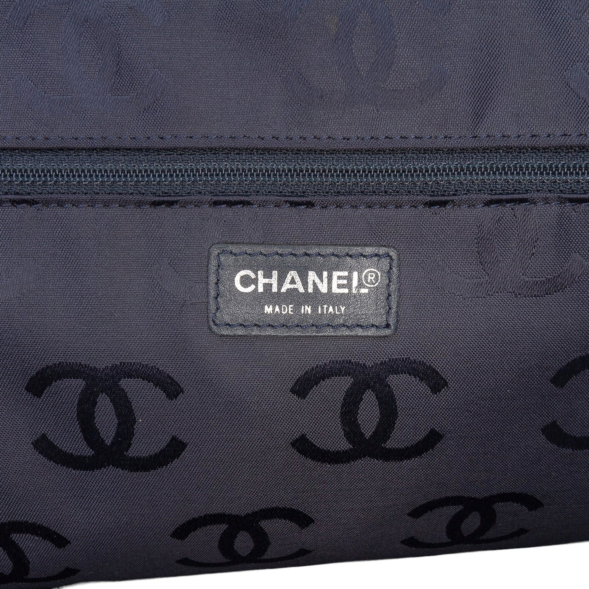 Chanel CC Denim Travel Bag