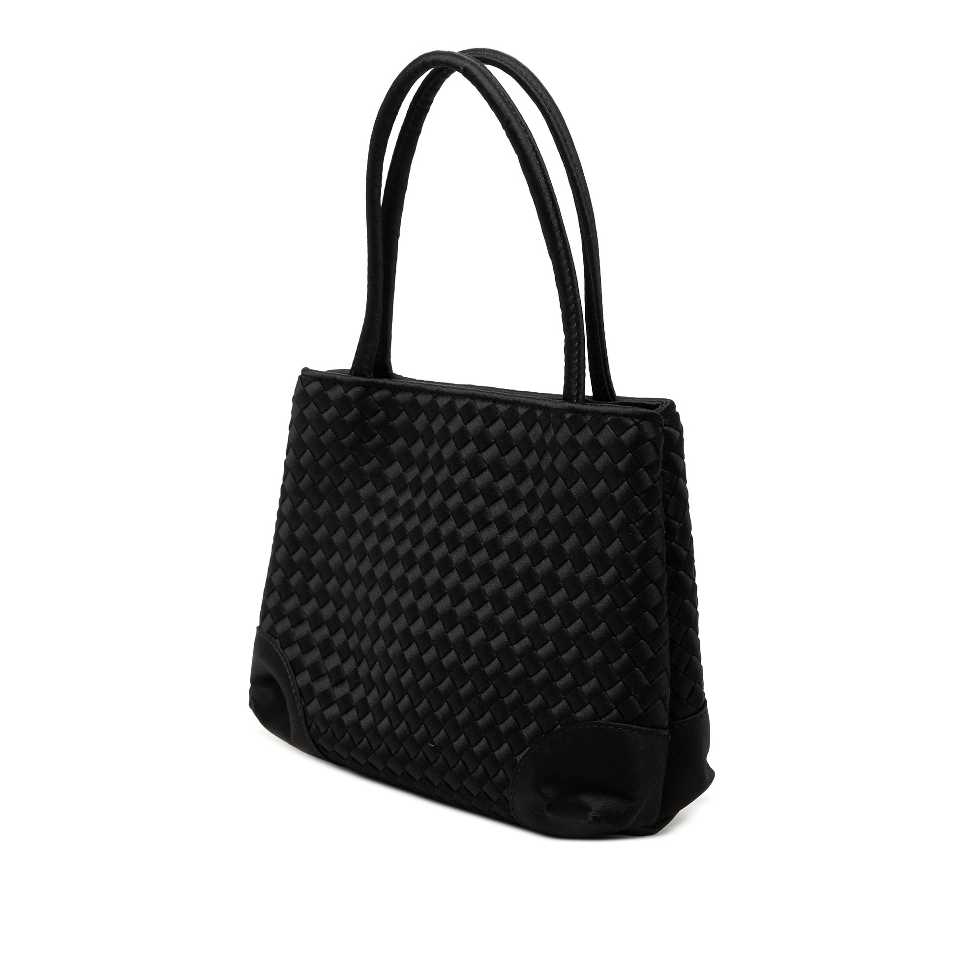 Bottega Veneta Mini Satin Intrecciato Tote