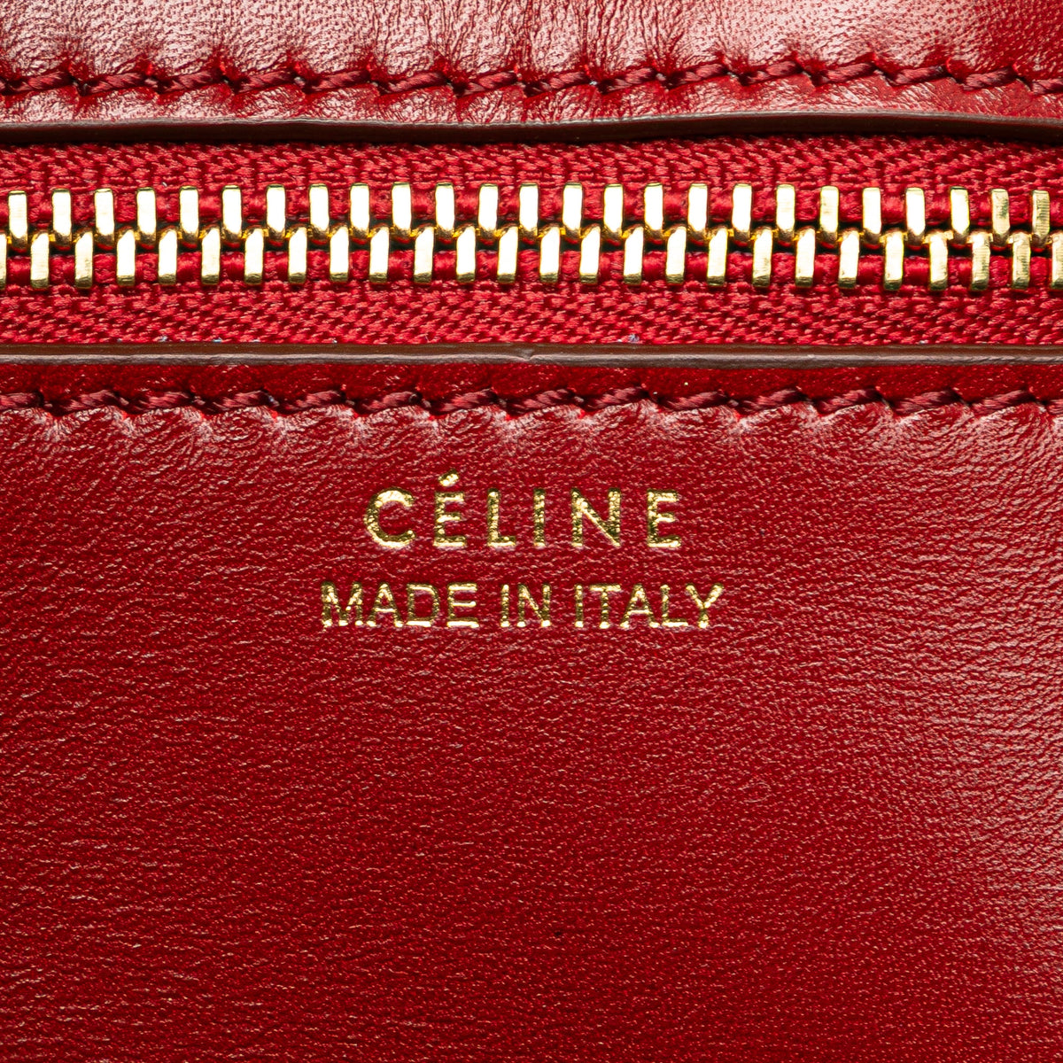 Celine Small Leather Tie Tote