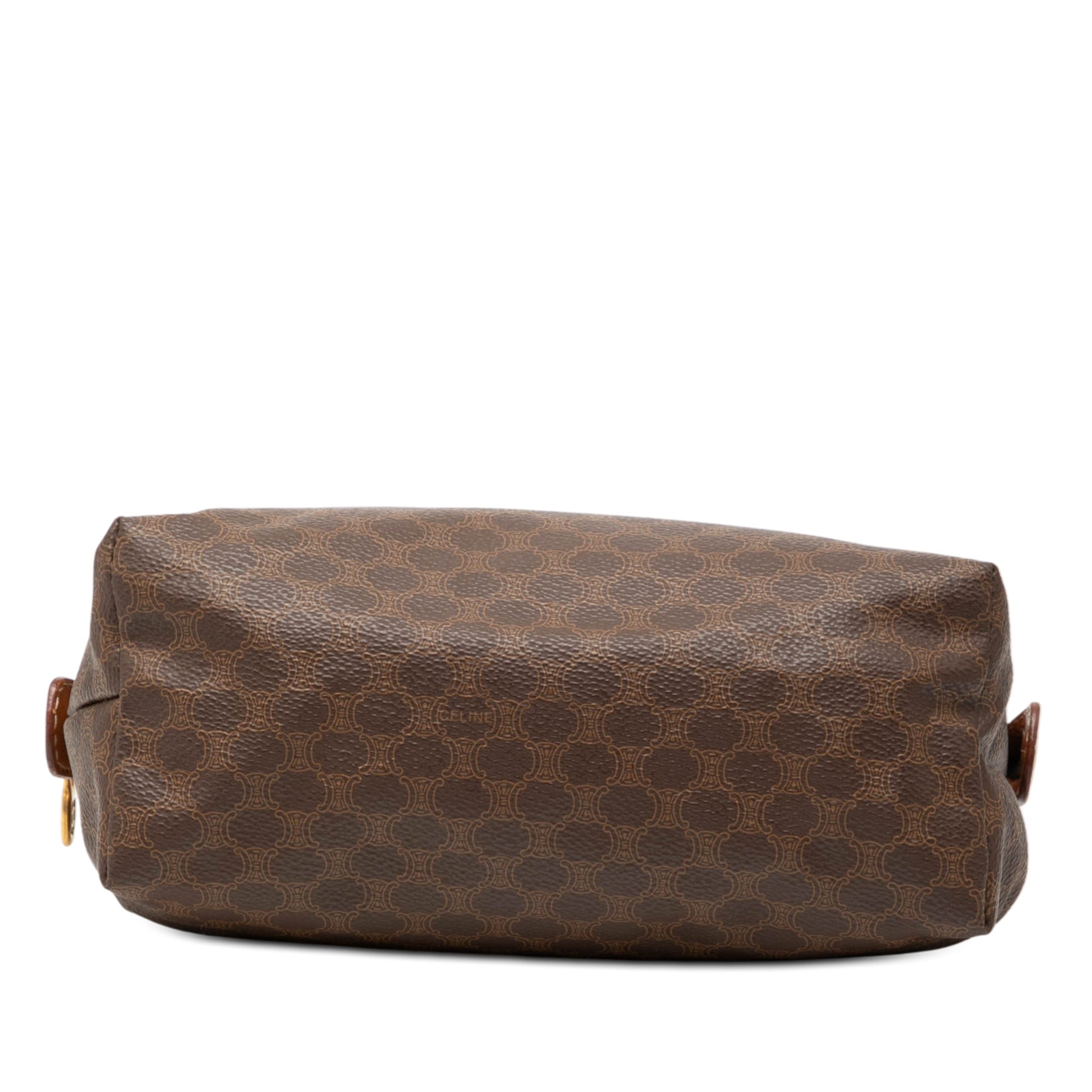 Celine Macadam Coated Canvas Clutch