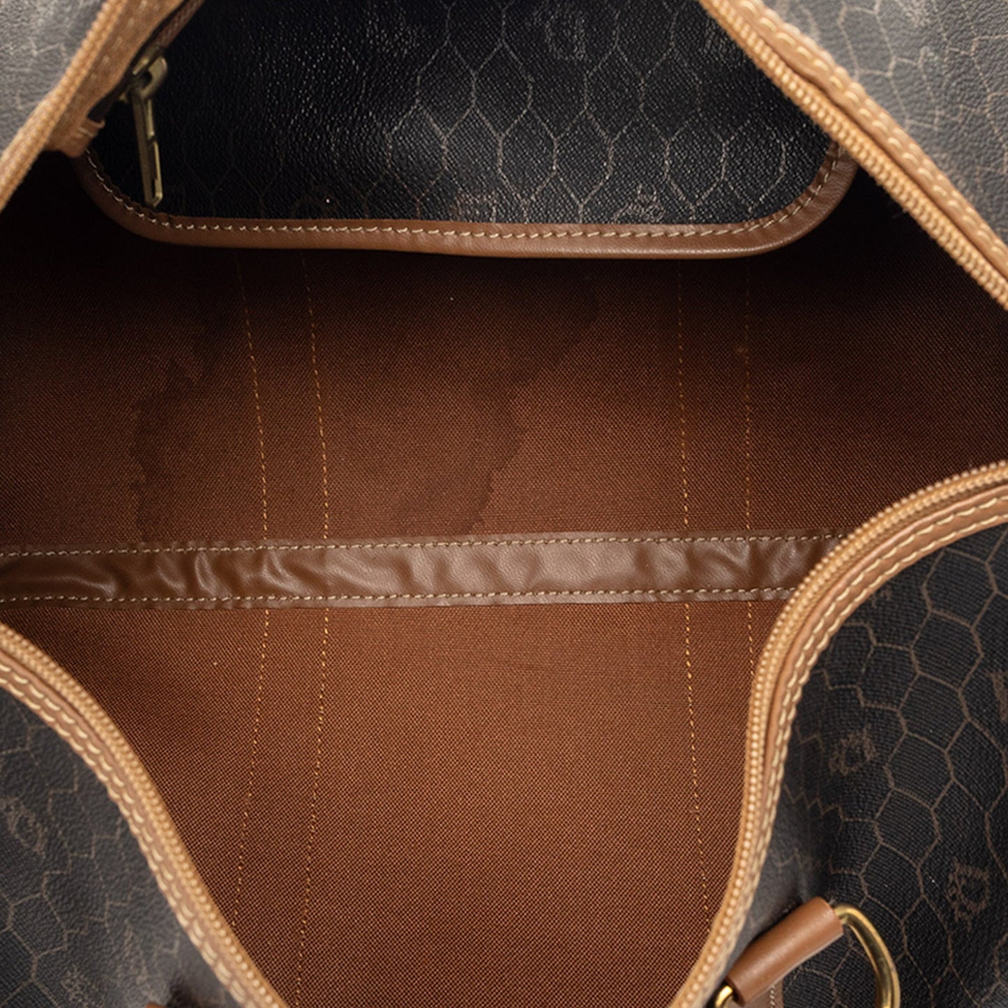 Dior Honeycomb Coated Canvas Boston Bag