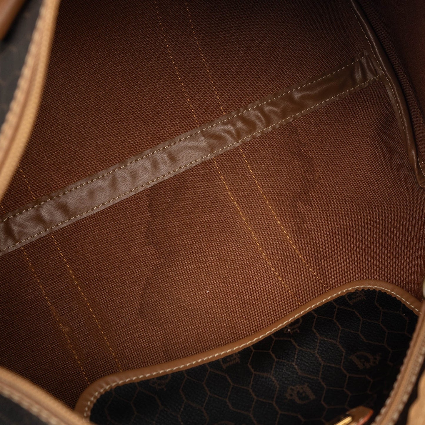Dior Honeycomb Coated Canvas Boston Bag