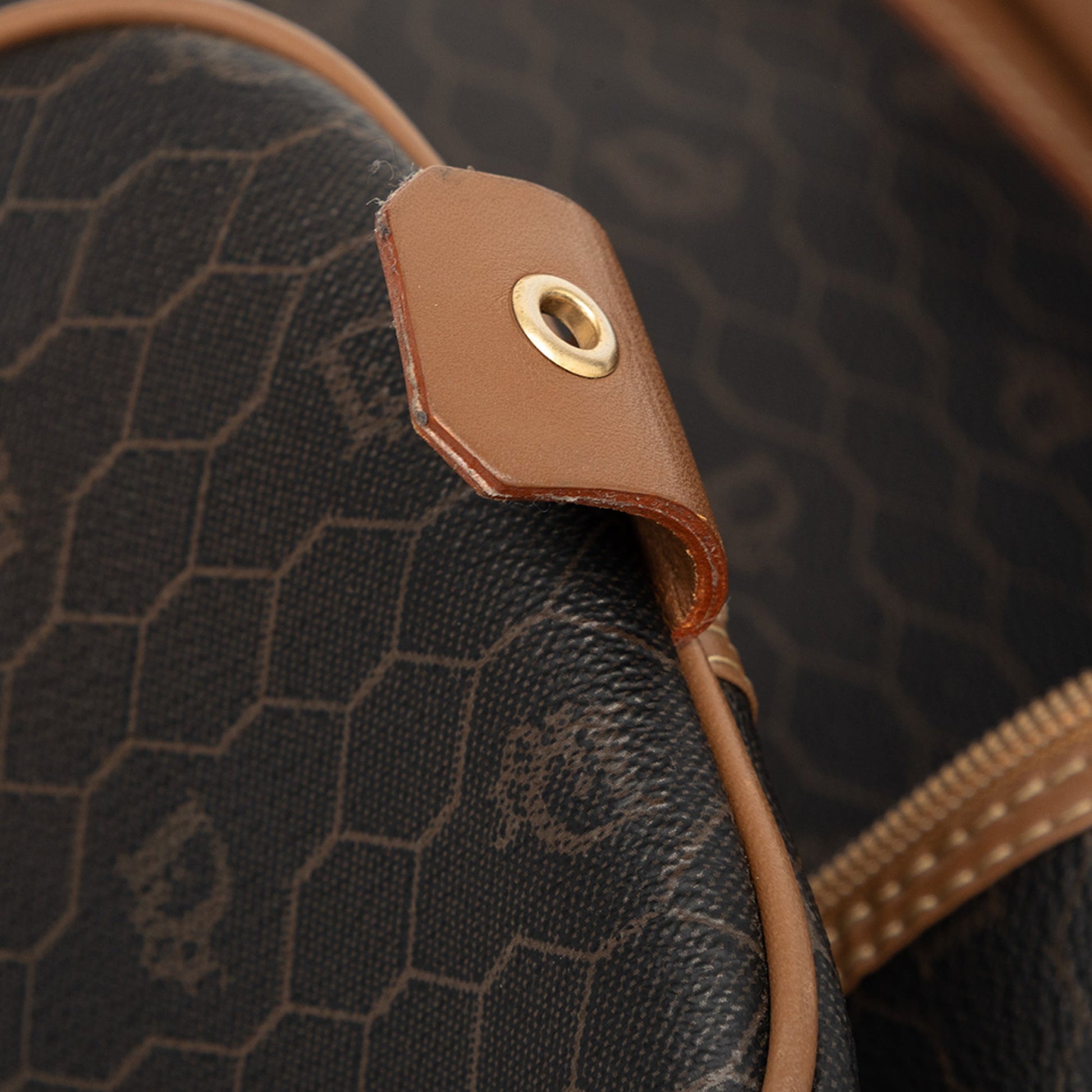 Dior Honeycomb Coated Canvas Boston Bag