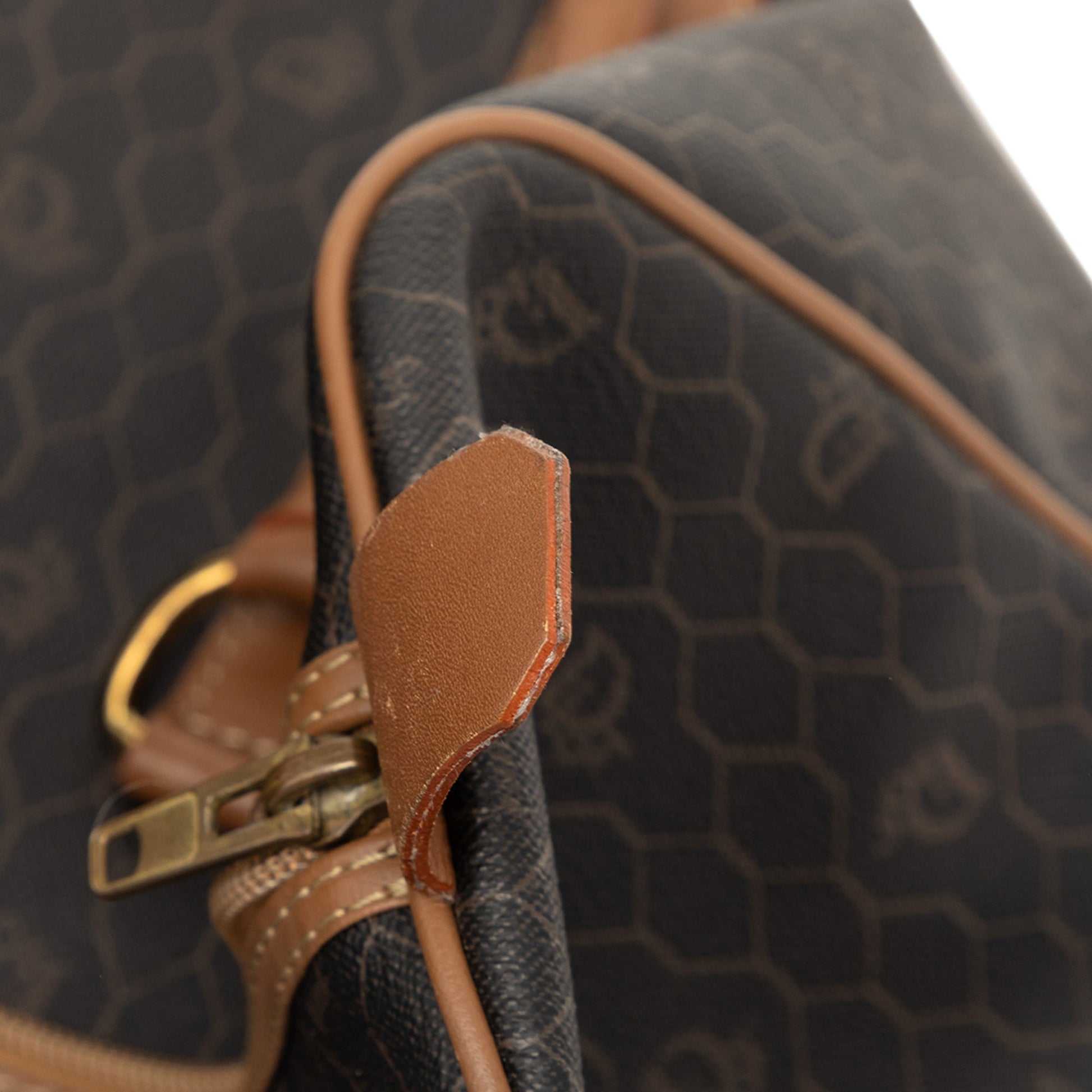 Dior Honeycomb Coated Canvas Boston Bag