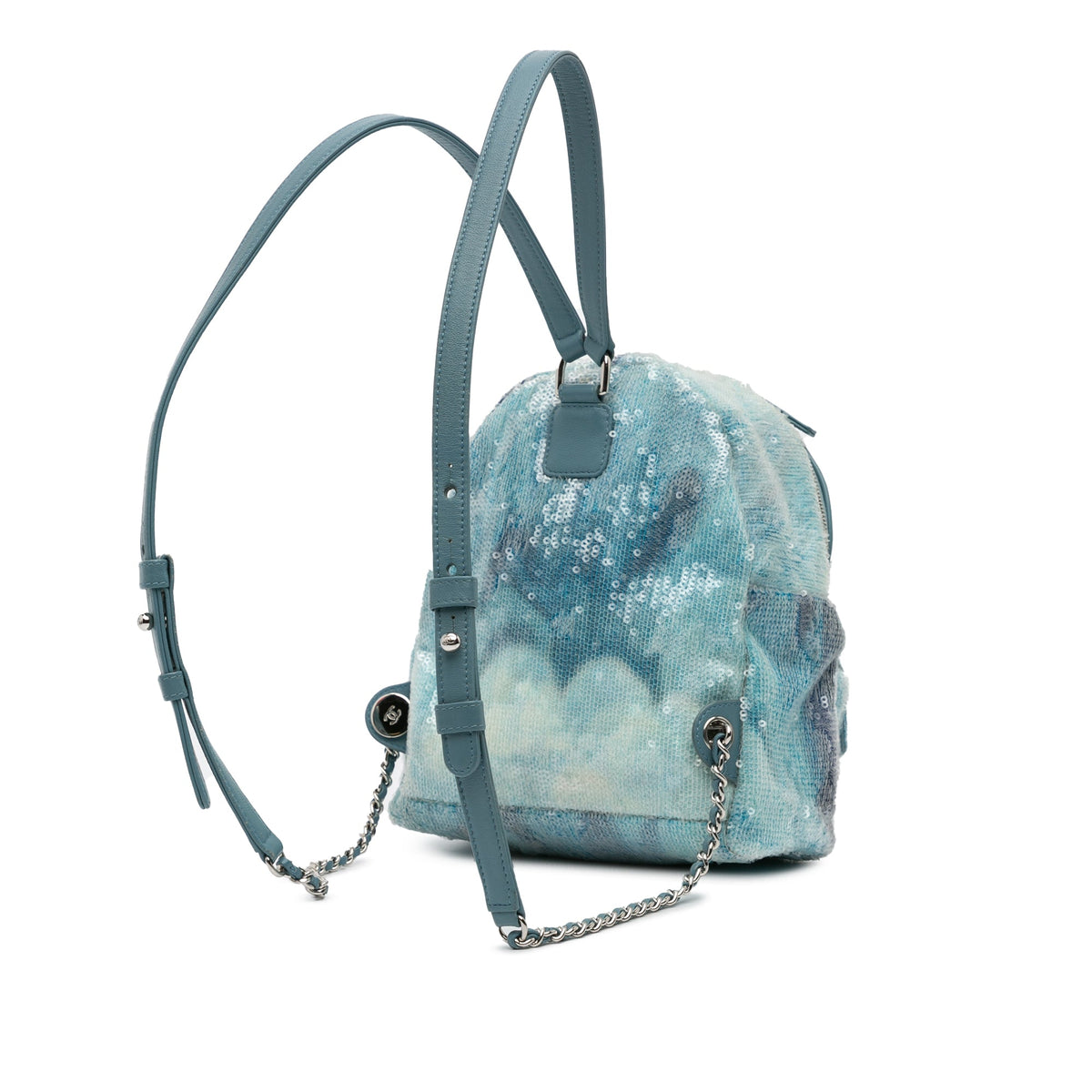 Chanel Mini Sequins and Lambskin Waterfall Backpack