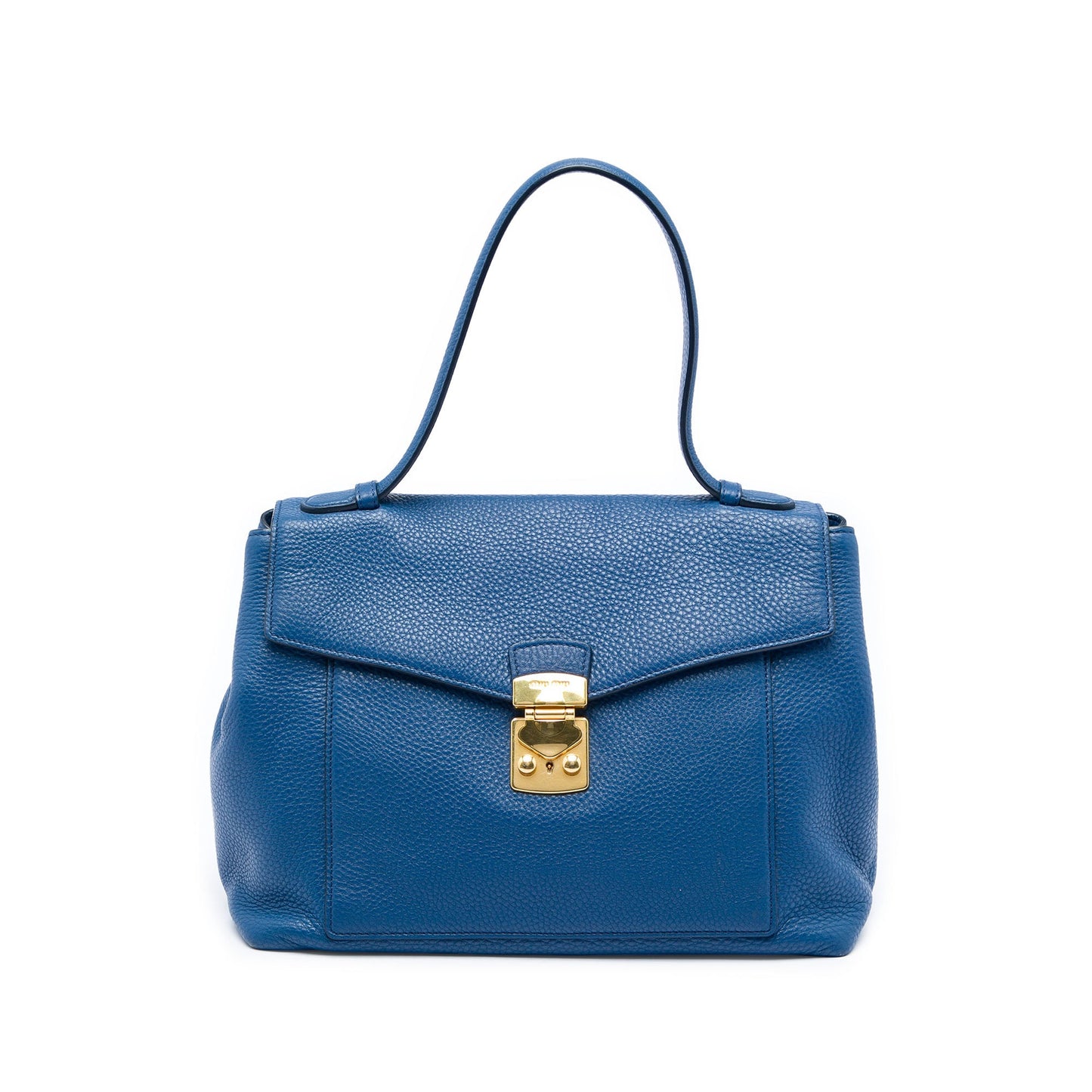 Miu Miu Vitello Daino Top Handle Bag