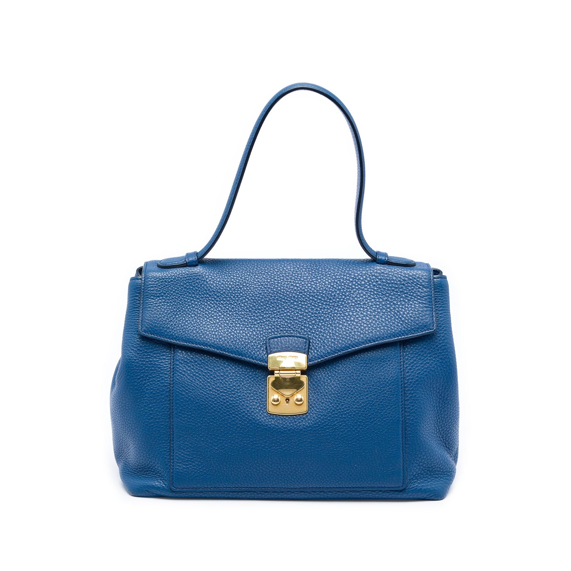 Miu Miu Vitello Daino Top Handle Bag