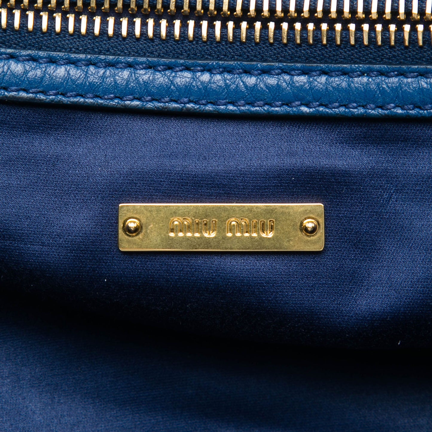 Miu Miu Vitello Daino Top Handle Bag