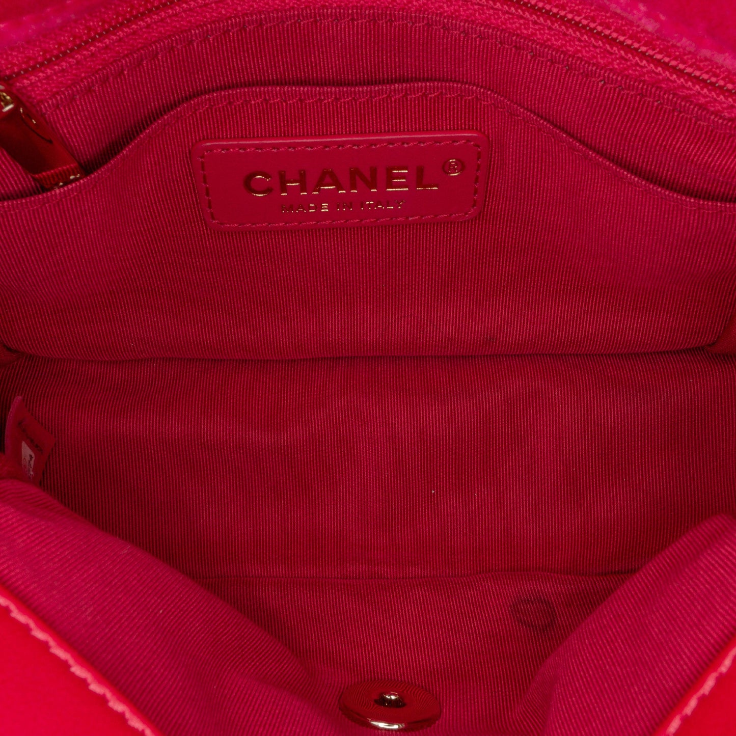 Chanel Mini Square Classic Velvet Pearl Crush Single Flap