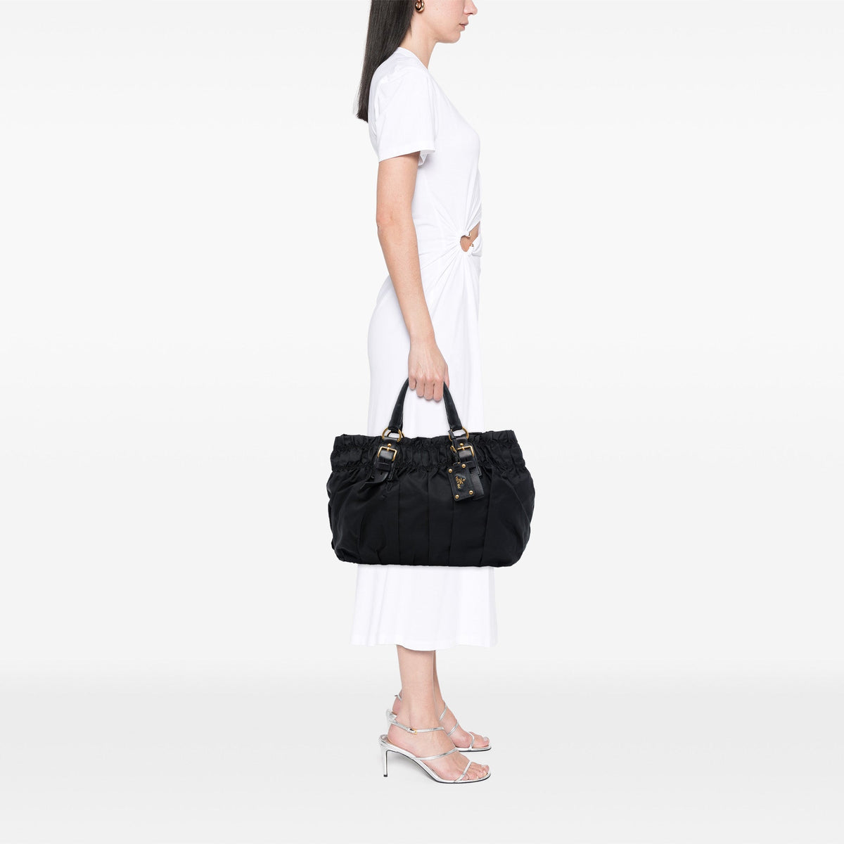 Prada Tessuto Gaufre Tote