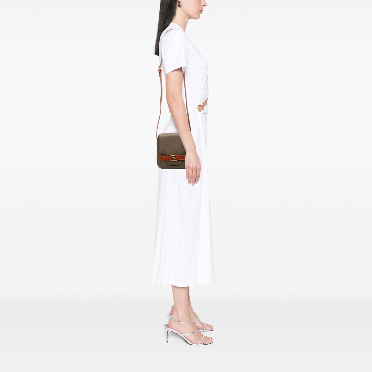 Fendi Canvas FF Crossbody