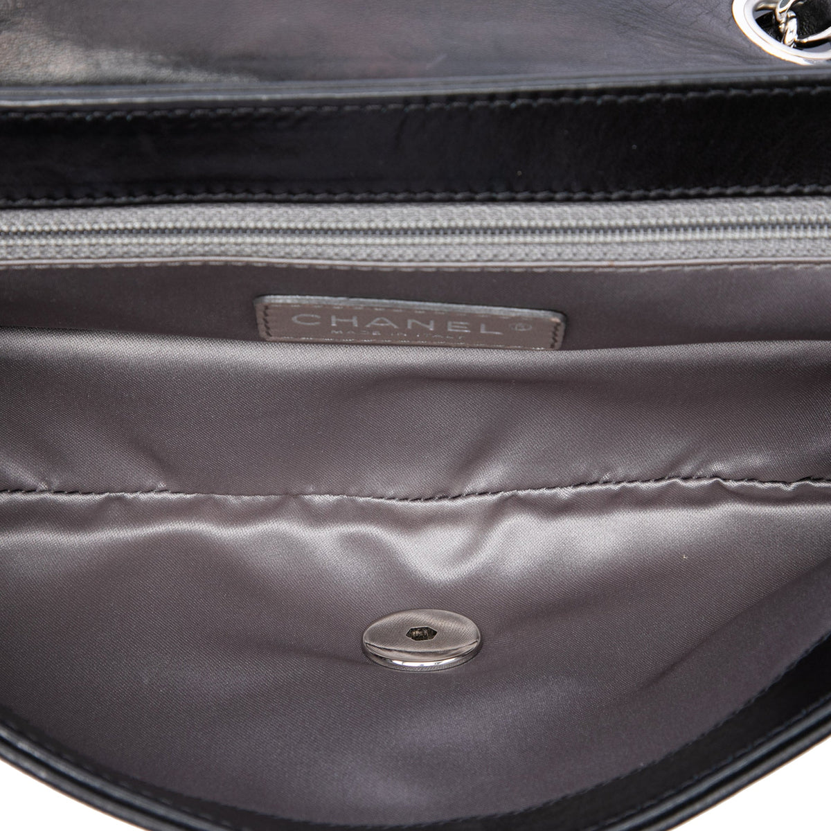 Chanel Small CC Quilted Lambskin Astrakhan Flap