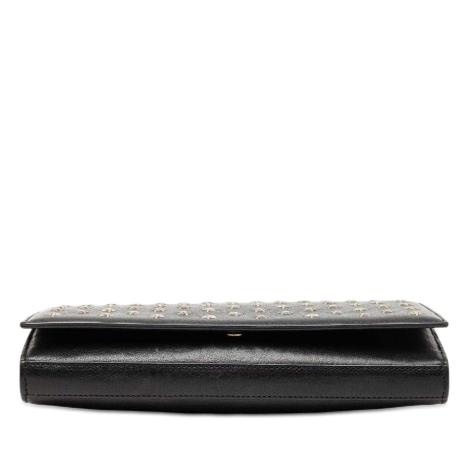Saint Laurent Calfskin Star Studded Kate Wallet On Chain