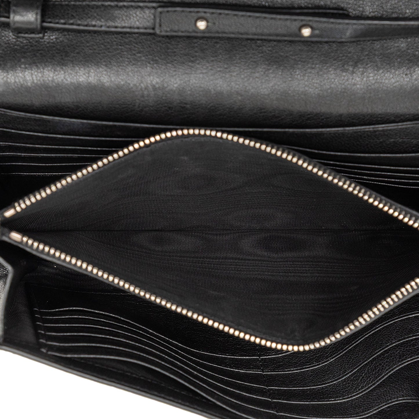 Saint Laurent Calfskin Star Studded Kate Wallet On Chain