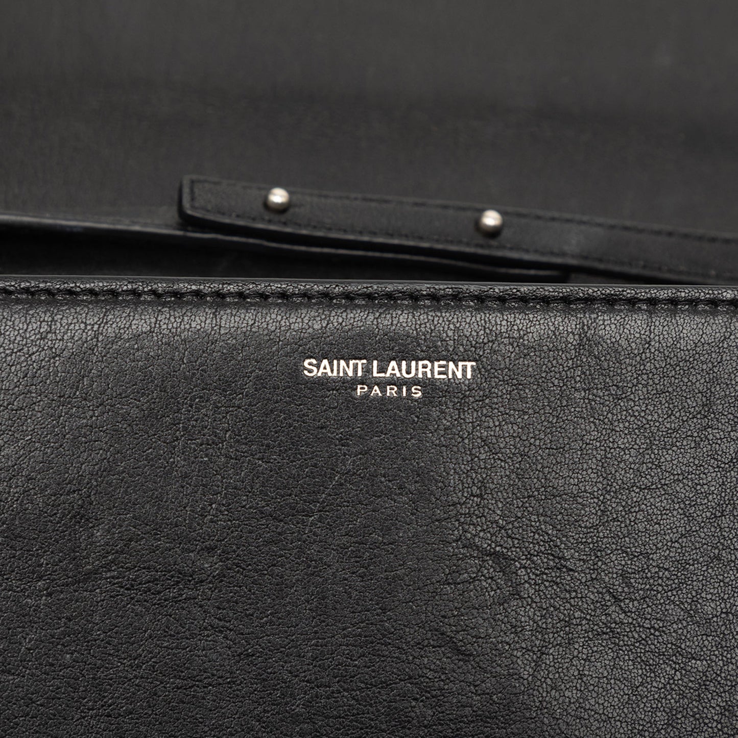 Saint Laurent Calfskin Star Studded Kate Wallet On Chain