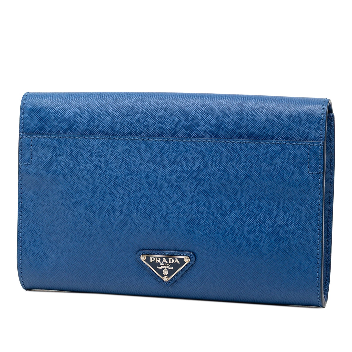 Prada Saffiano Envelope Pushlock Clutch