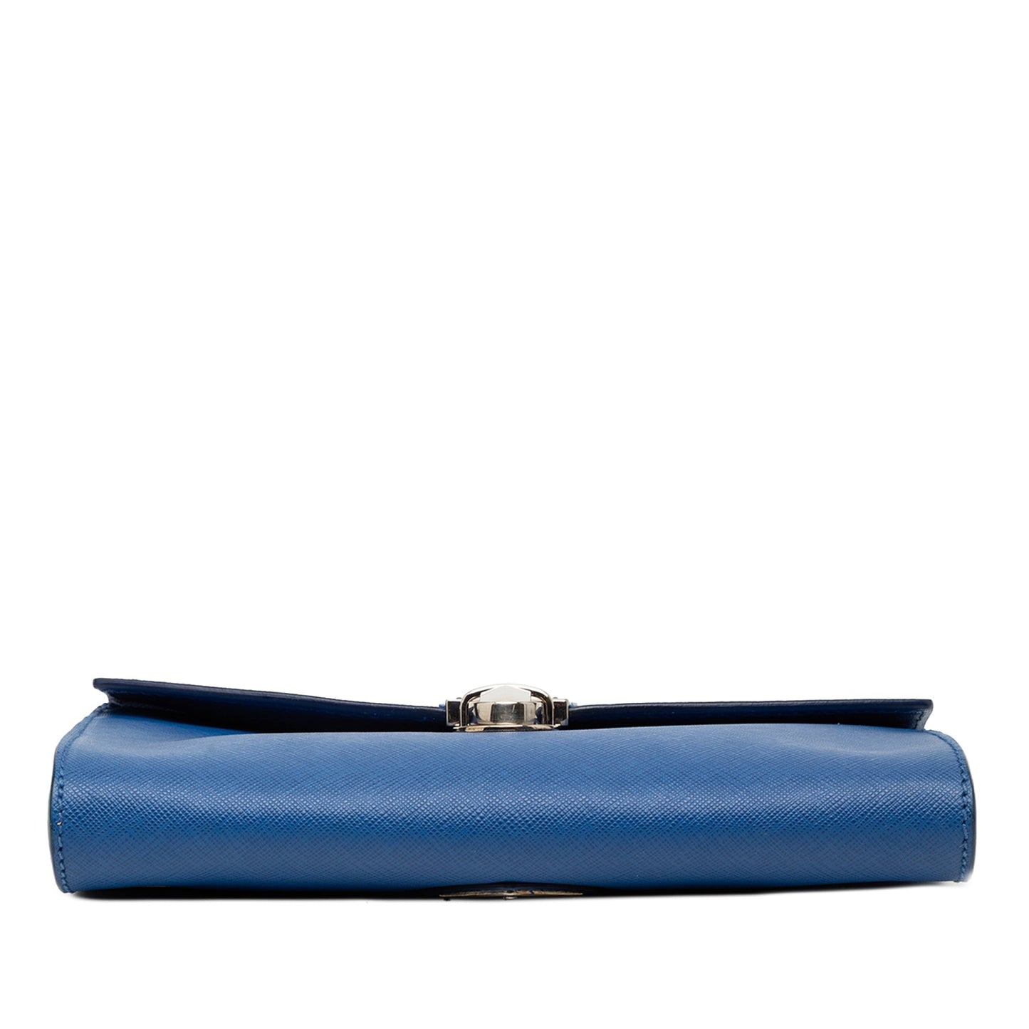 Prada Saffiano Envelope Pushlock Clutch