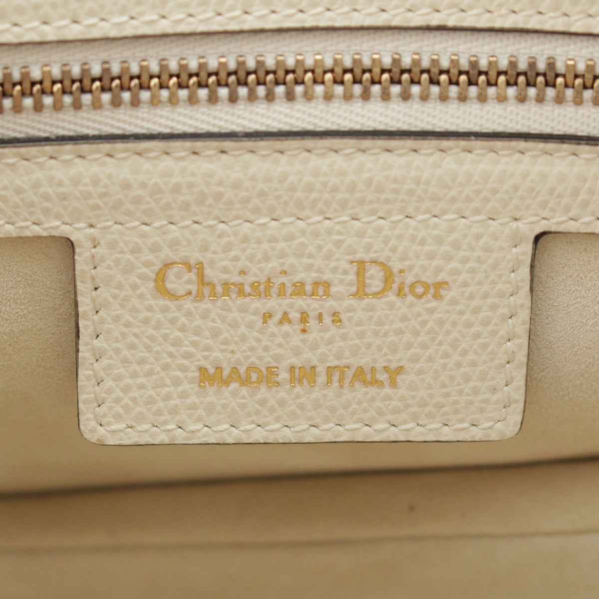 Dior Grained Calfskin Saddle Bag