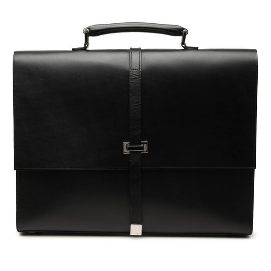 Gucci Calfskin Briefcase — Black