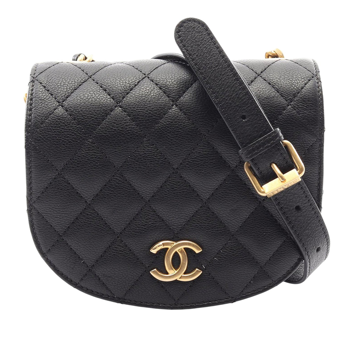 Chanel Quilted Grained Calfskin Casual Trip Messenger