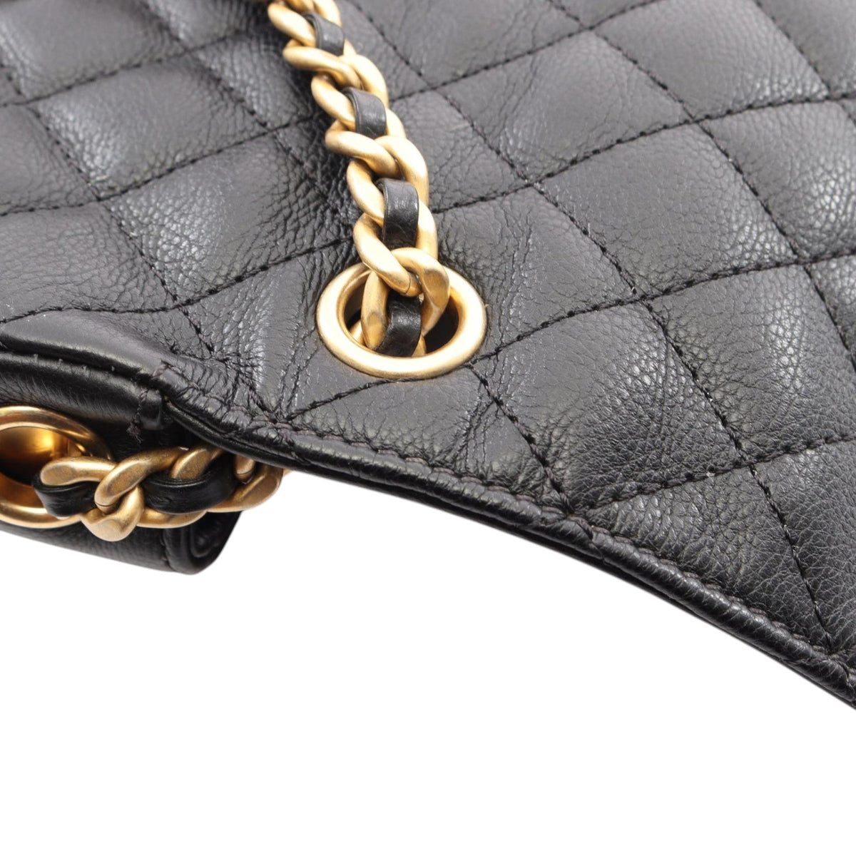 Chanel Quilted Grained Calfskin Casual Trip Messenger