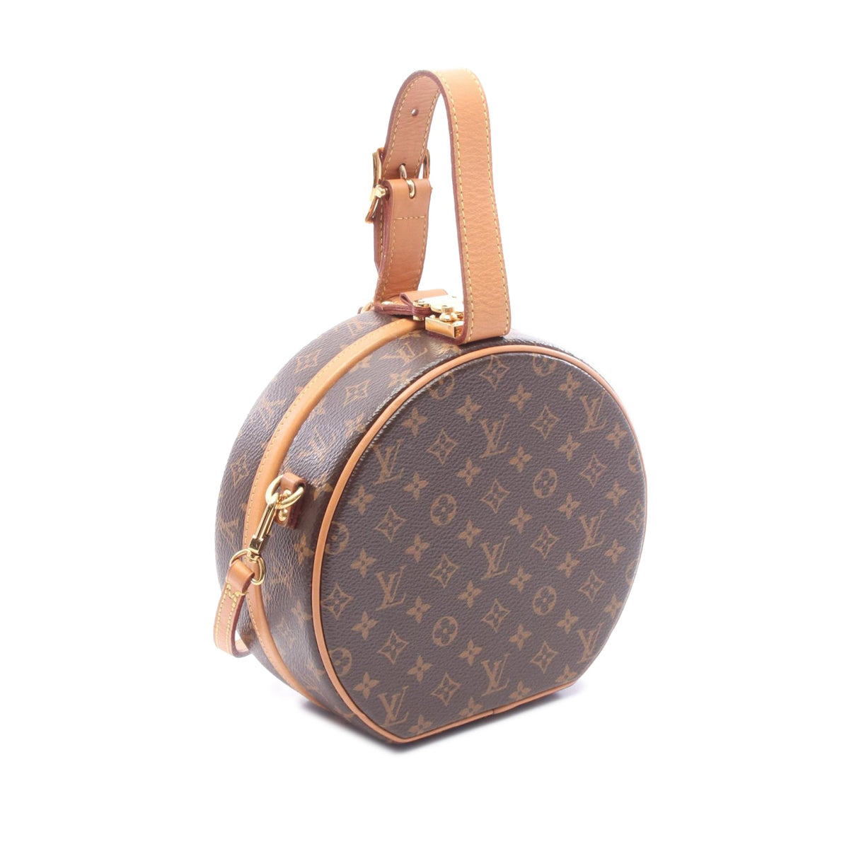 Louis Vuitton Monogram Petite Boite Chapeau — Brown