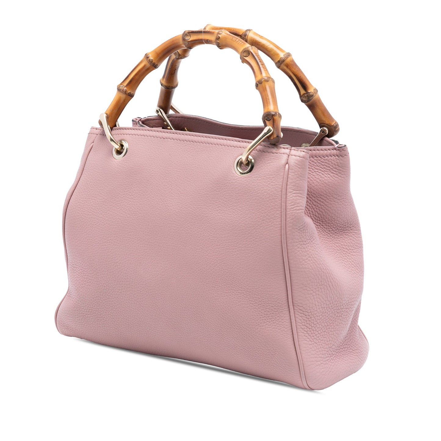 Gucci Small Calfskin Bamboo Shopper Satchel