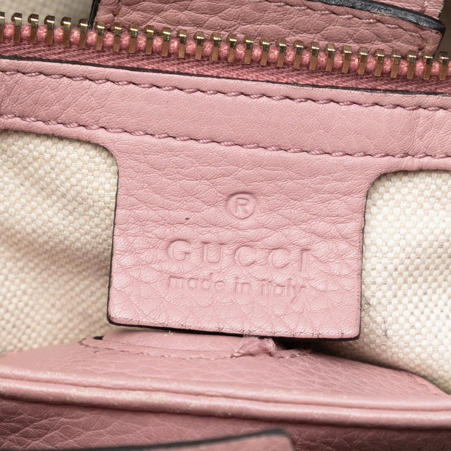Gucci Small Calfskin Bamboo Shopper Satchel