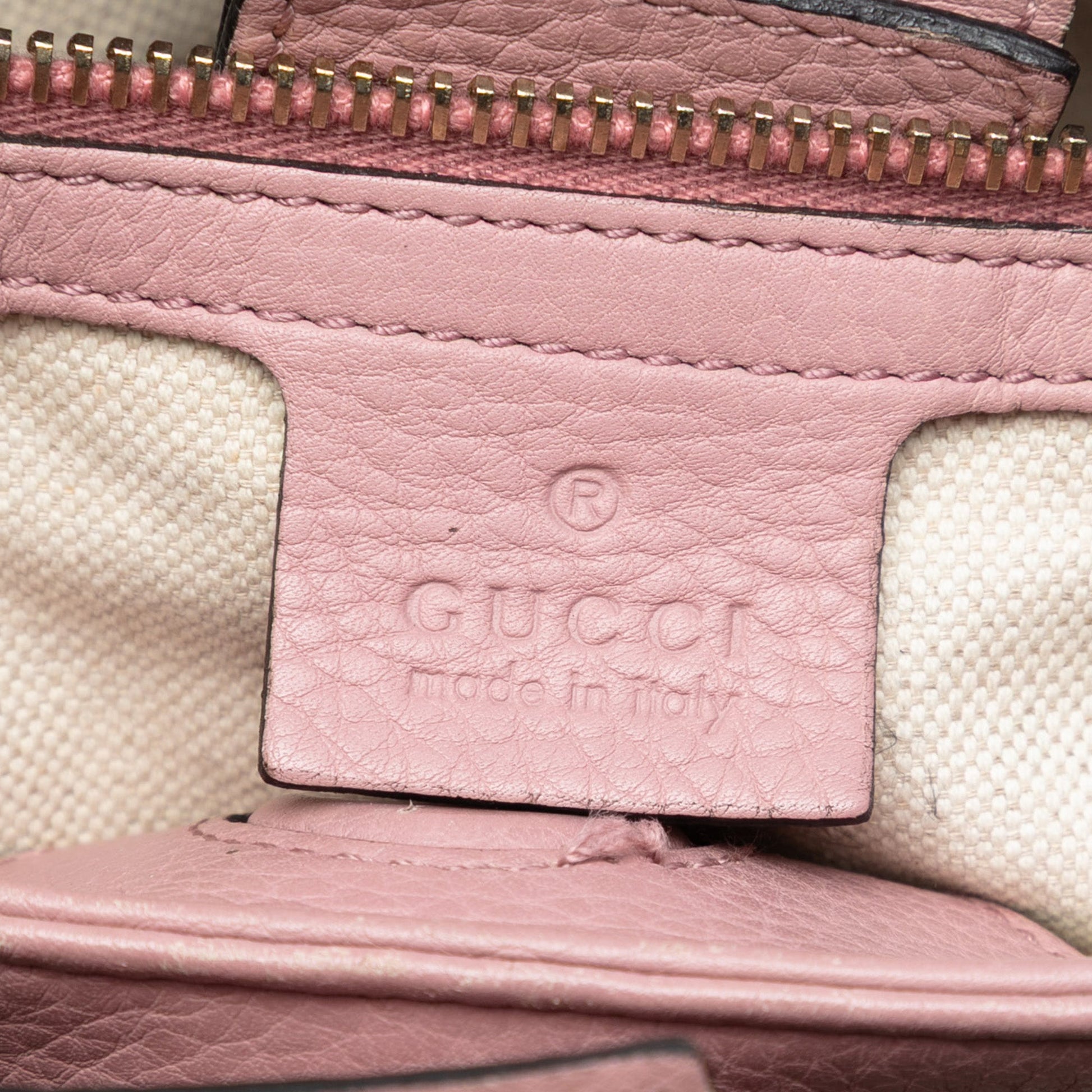 Gucci Small Calfskin Bamboo Shopper Satchel