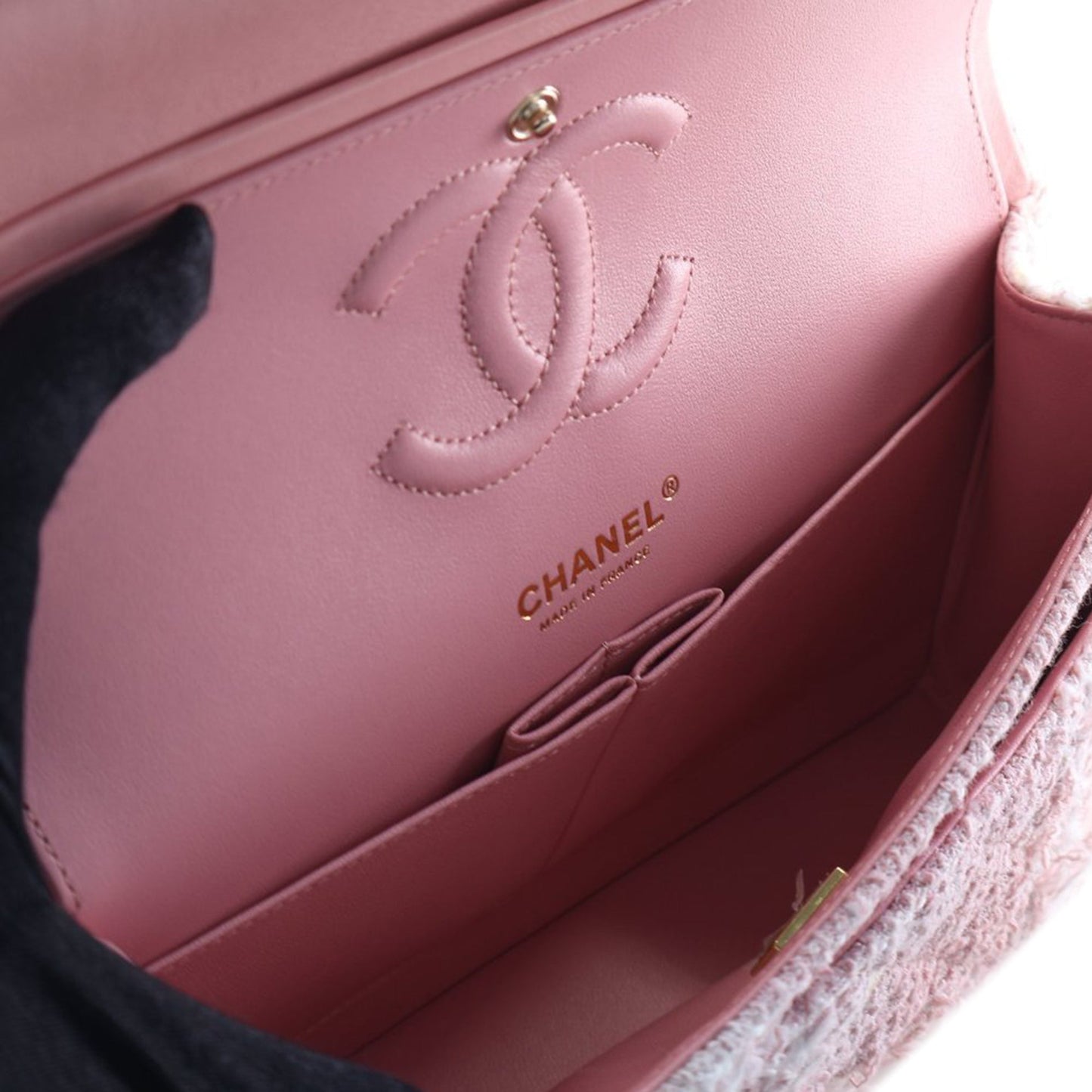 Chanel Medium Classic Tweed Double Flap