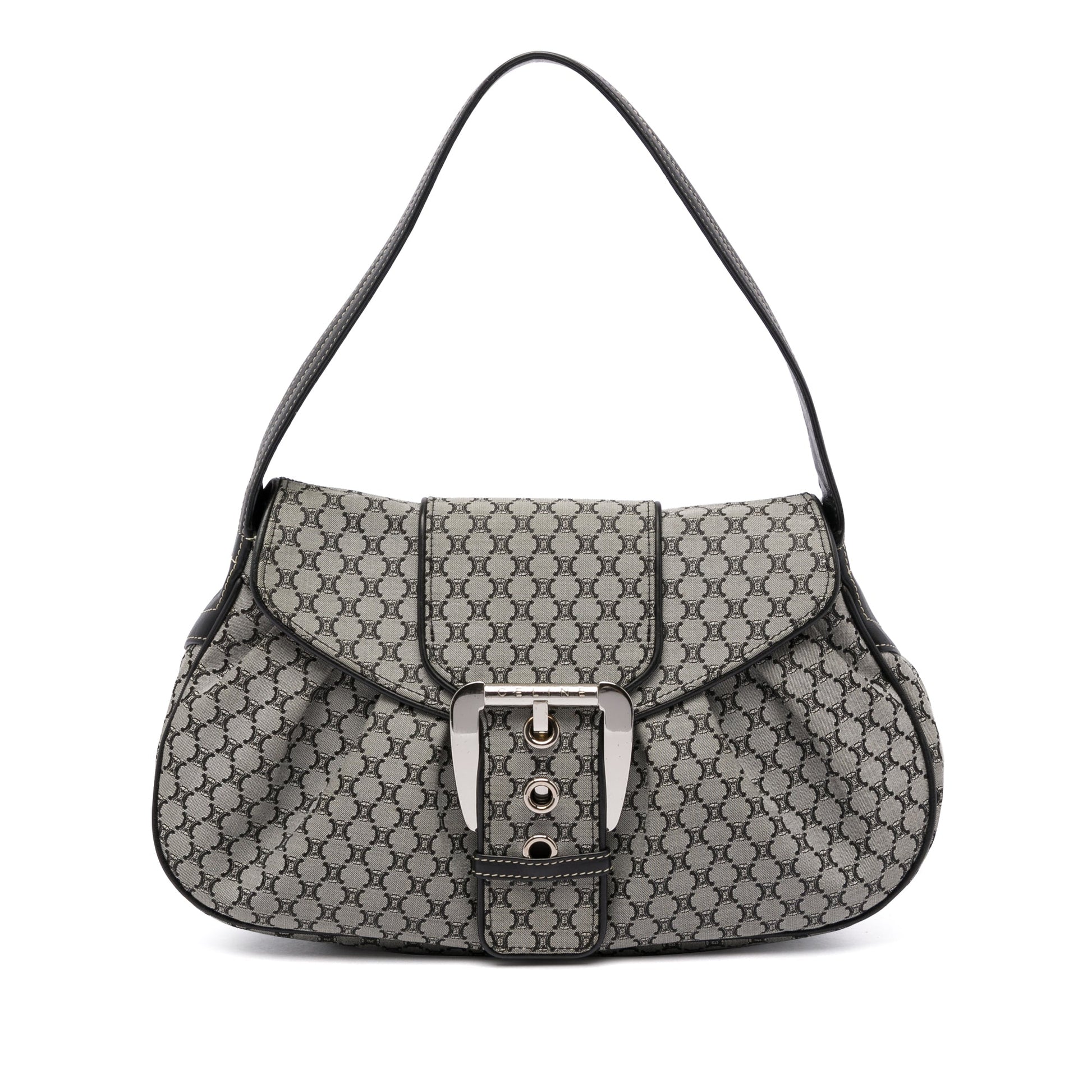 Celine Macadam Canvas Shoulder Bag