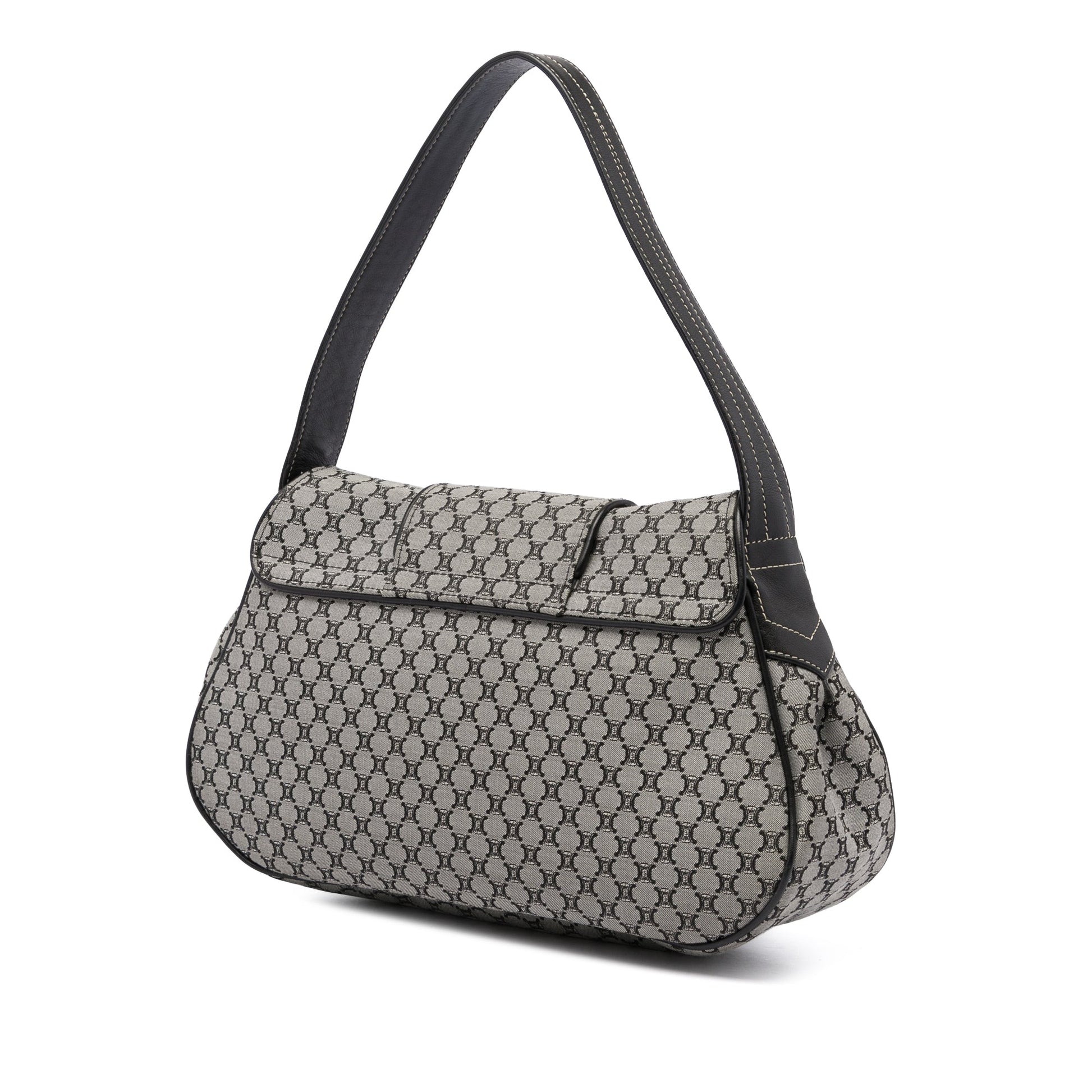 Celine Macadam Canvas Shoulder Bag
