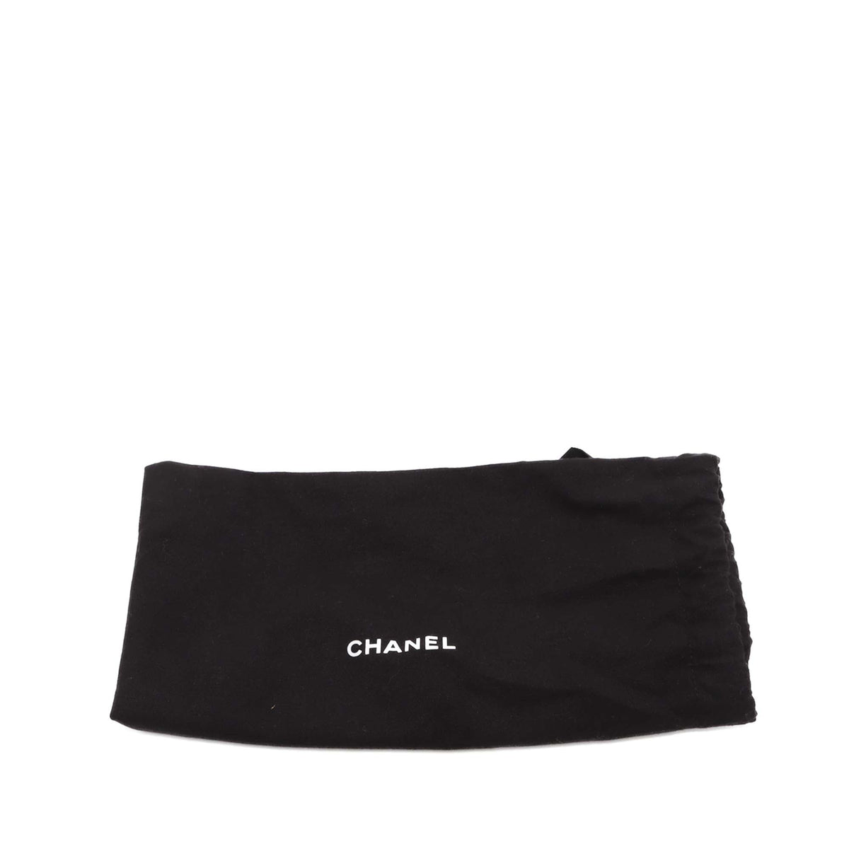 Chanel CC Lambskin Crystal Chain Flap — Black