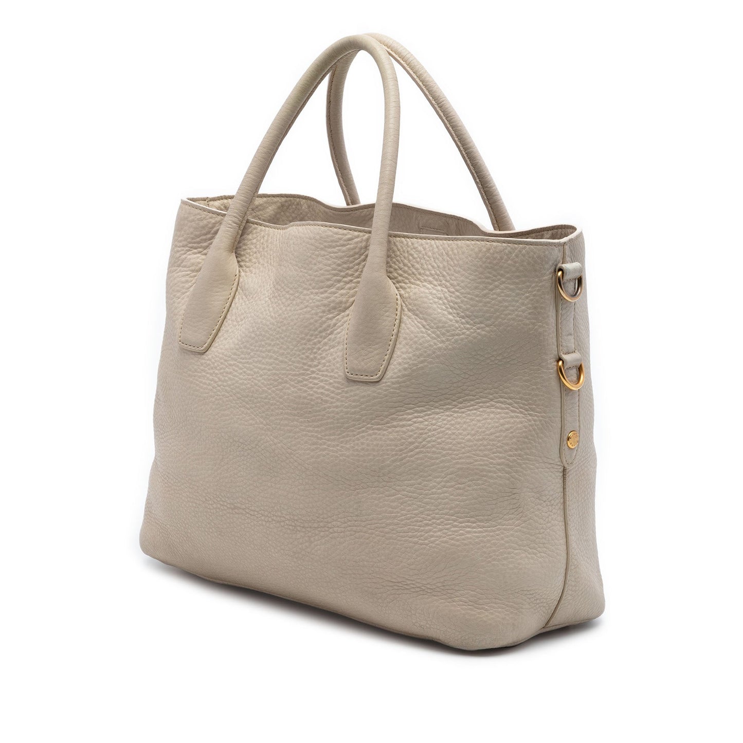 Prada Vitello Daino Open Convertible Tote